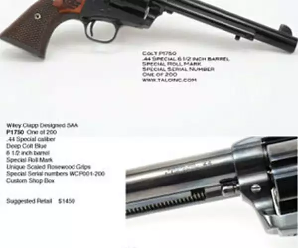 Colt P1750 .44 Spec SAA TALO special edition revolvers