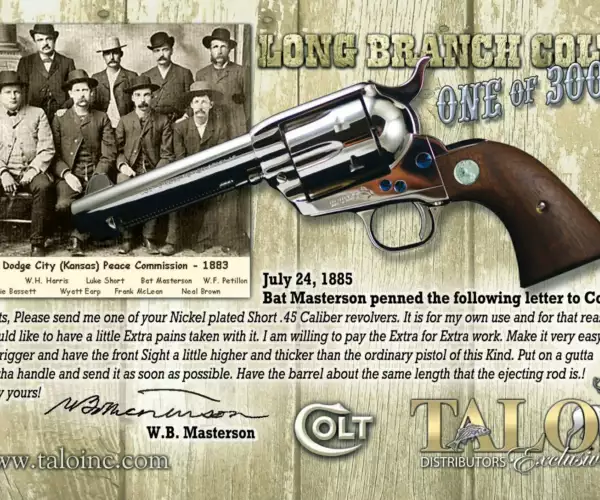 Colt The Long Branch Colt SAA P1840LBC One of 300 TALO special edition rifles