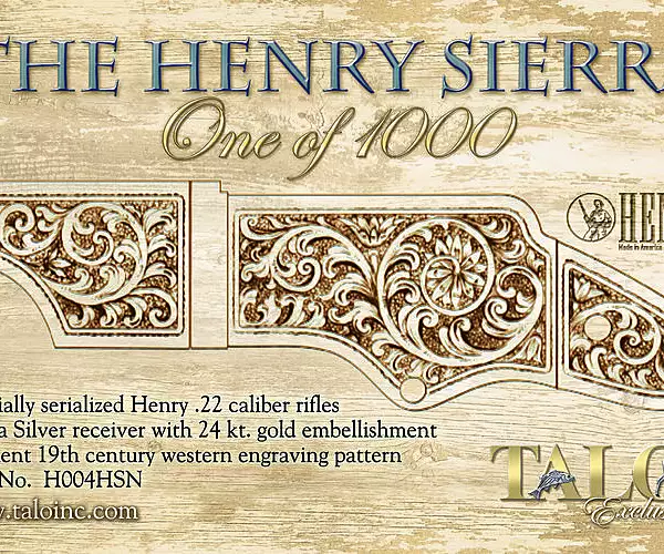 Henry Repeating Arms Henry Sierra 1of 1000 TALO special edition rifles