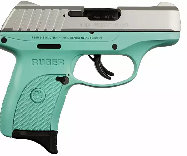 Ruger Ruger EC9s Turquoise and Stainless TALO special edition pistols