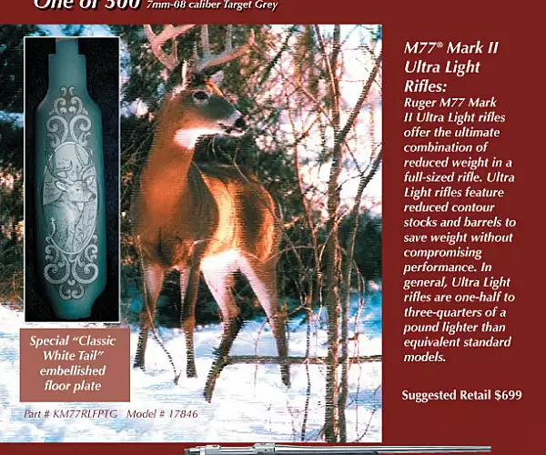 Ruger Ruger Ultra-Light Whitetail Classic TALO special edition rifles