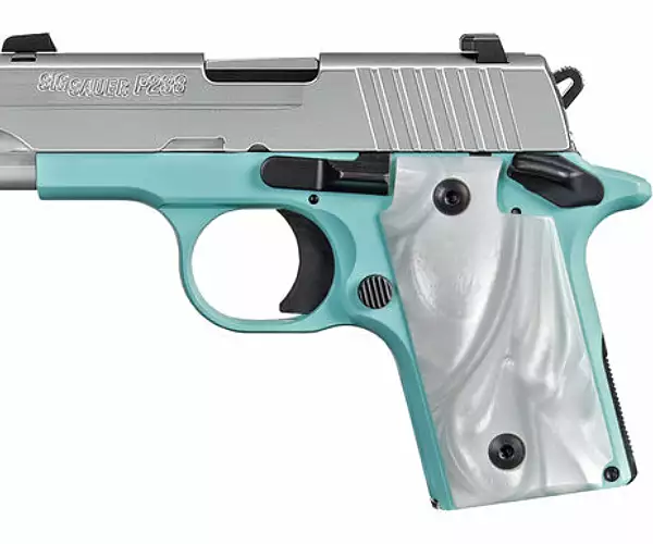 SIG Sauer Sig 238-380-REB - Robin's Egg - Night Sights TALO special edition pistols