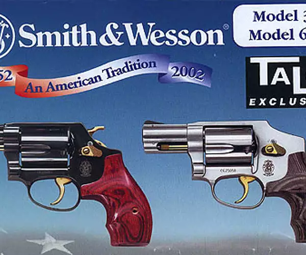Smith & Wesson Smith & Wesson Model 36 and 640 Gold TALO special edition revolvers