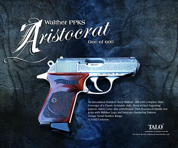 Walther Walther PPKS Aristocrat TALO special edition pistols
