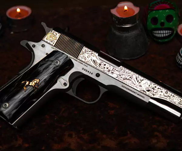 Colt Colt Day of the Dead 1911 Stainless TALO special edition pistols