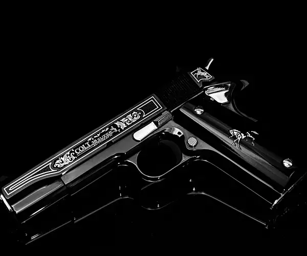 Colt Colt 1911 Oscuro y Plata TALO special edition pistols