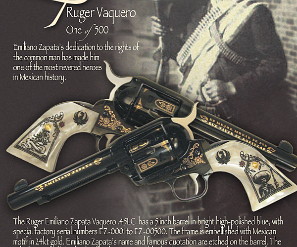 Ruger Ruger Zapata Vaquero TALO special edition revolvers
