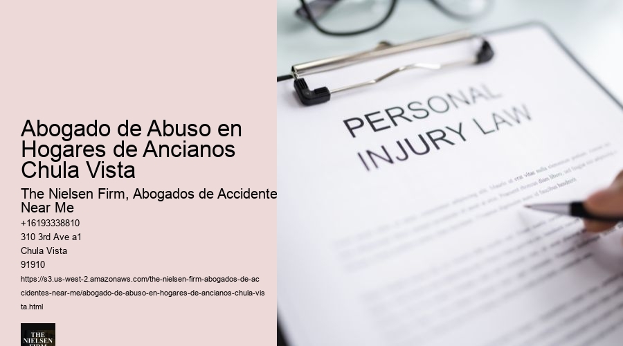 Abogado de Abuso en Hogares de Ancianos Chula Vista