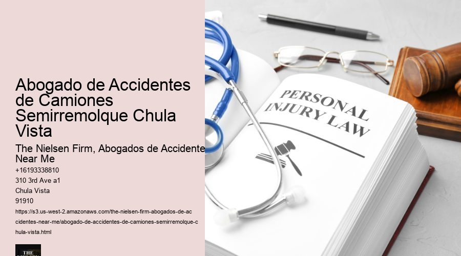 Abogado de Accidentes de Camiones Semirremolque Chula Vista