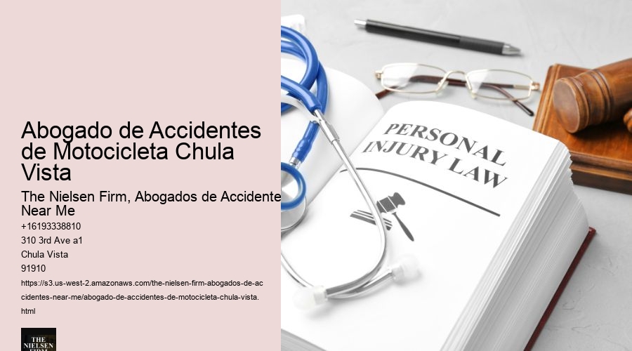 Abogado de Accidentes de Motocicleta Chula Vista