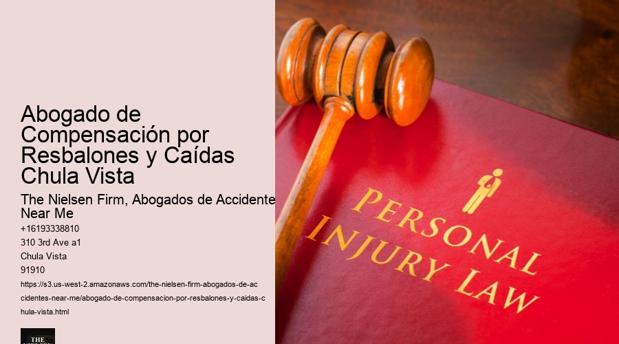 Abogado de Compensación por Resbalones y Caídas Chula Vista