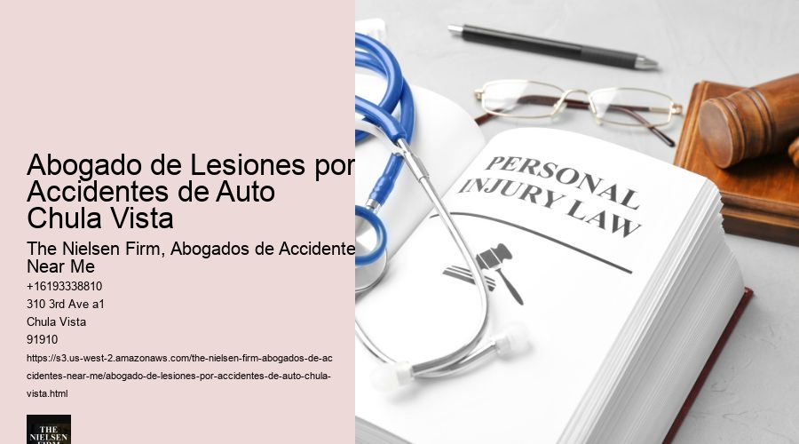 Abogado de Lesiones por Accidentes de Auto Chula Vista