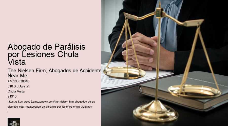 Abogado de Parálisis por Lesiones Chula Vista