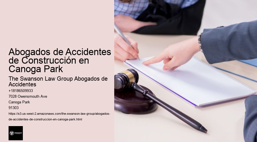Abogados de Accidentes de Construcción en Canoga Park