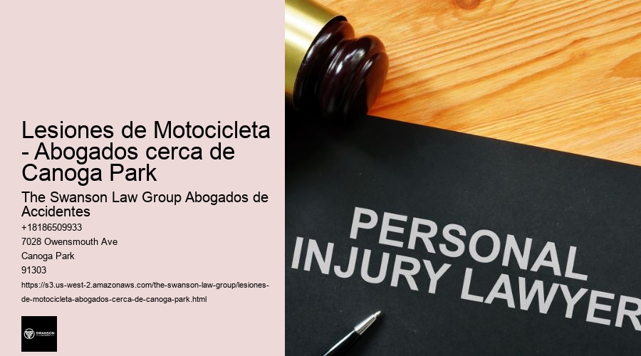 Lesiones de Motocicleta - Abogados cerca de Canoga Park