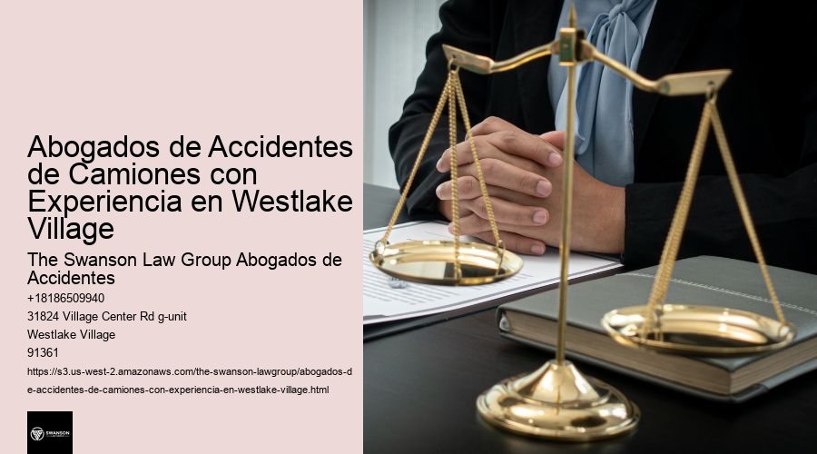 Abogados de Accidentes de Camiones con Experiencia en Westlake Village