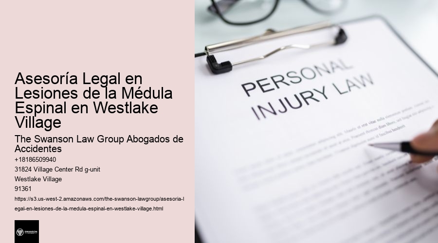 Asesoría Legal en Lesiones de la Médula Espinal en Westlake Village