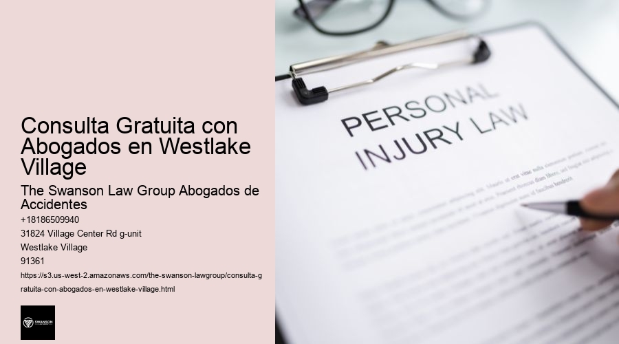 Consulta Gratuita con Abogados en Westlake Village