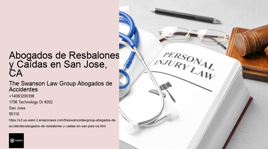 Abogados de Resbalones y Caídas en San Jose, CA
