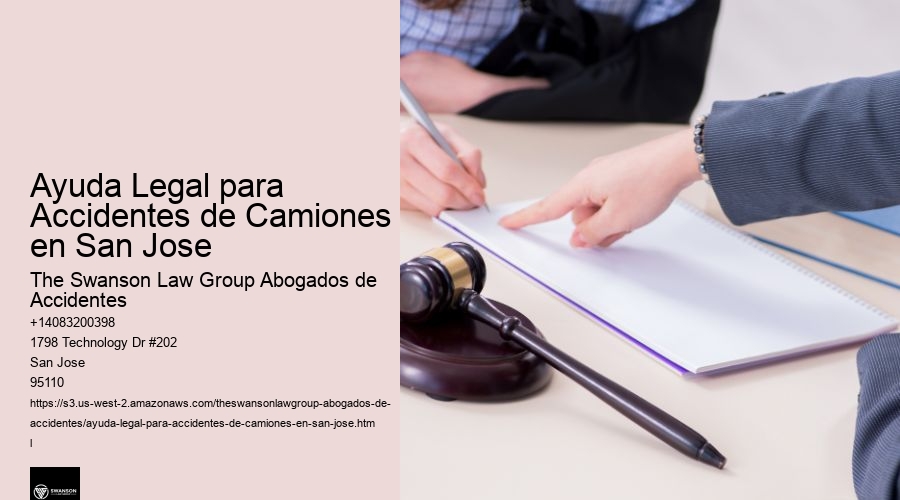 Ayuda Legal para Accidentes de Camiones en San Jose