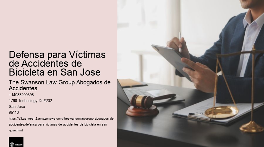 Defensa para Víctimas de Accidentes de Bicicleta en San Jose