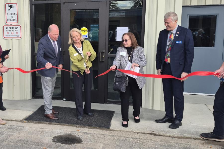 Ballot Processing Center 2025 ribbon cutting