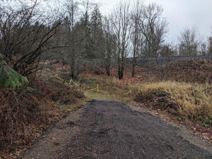 Public works projects, like the underpass near Talcott Ridge on the Chehalis Western Trail, improve infrastructure and quality of life for Thurston County residents. This is what the trail looked like before the project.