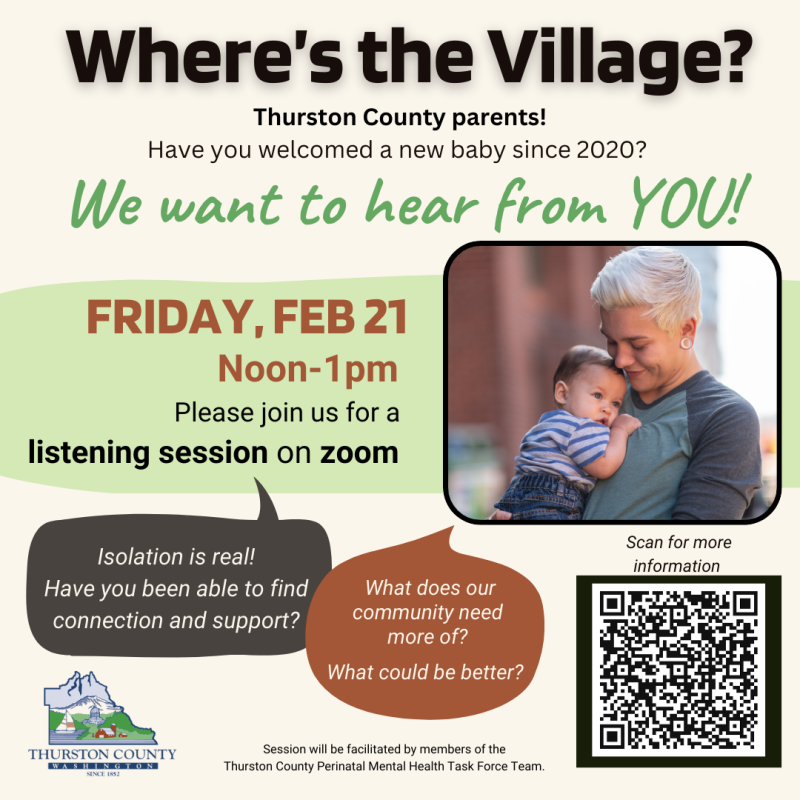 Listening Session Flyer