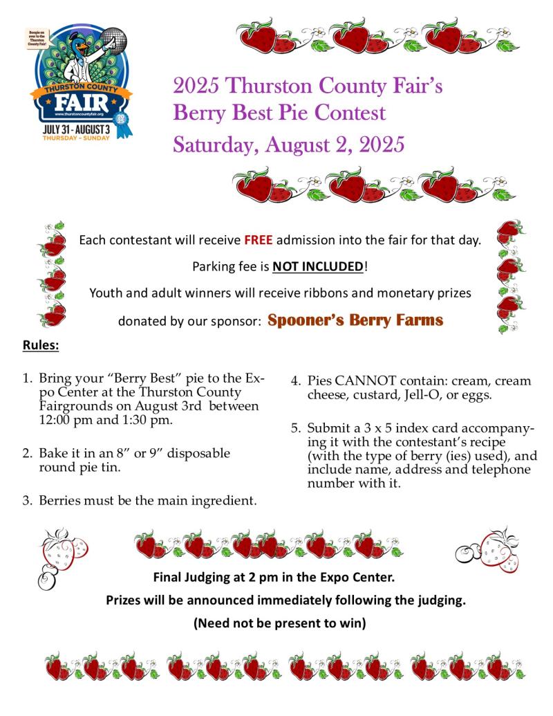 berry pie contest