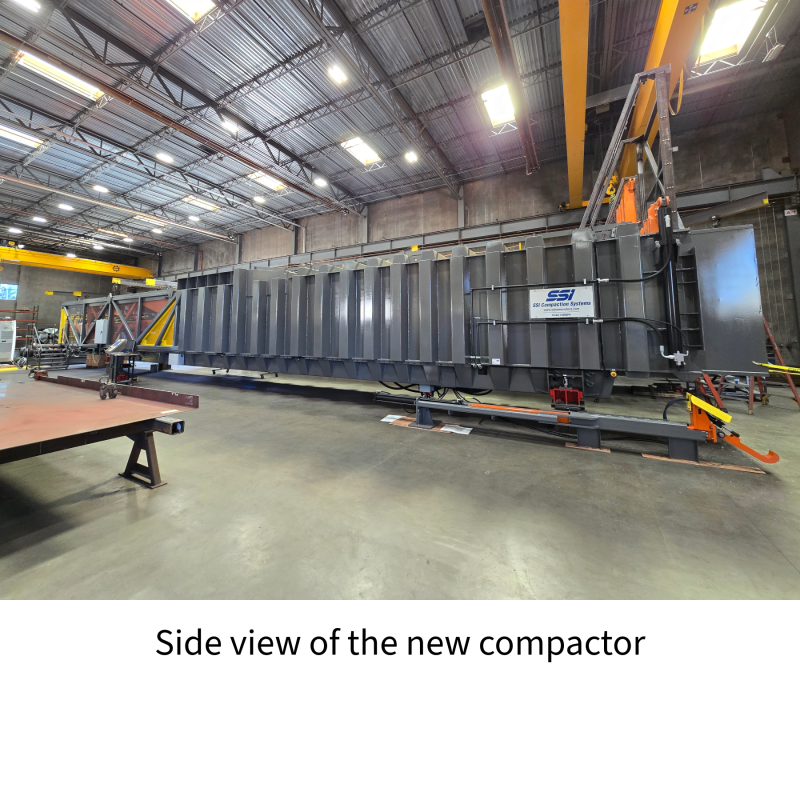 compactor at the factory
