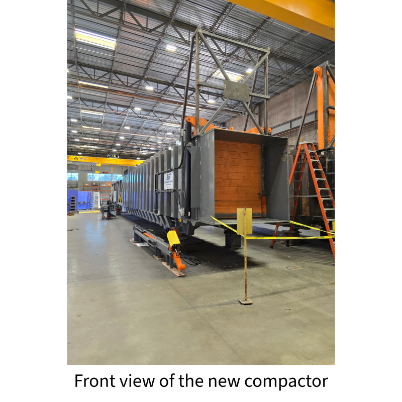 compactor at the factory