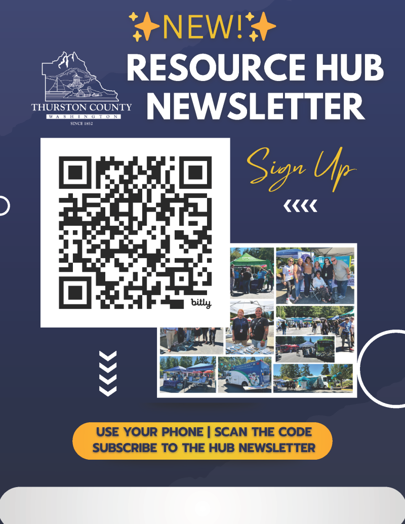 Resource Hub Newsletter Flyer