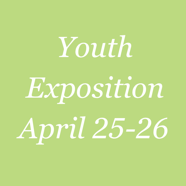 Youth Expo April 25-26 2026