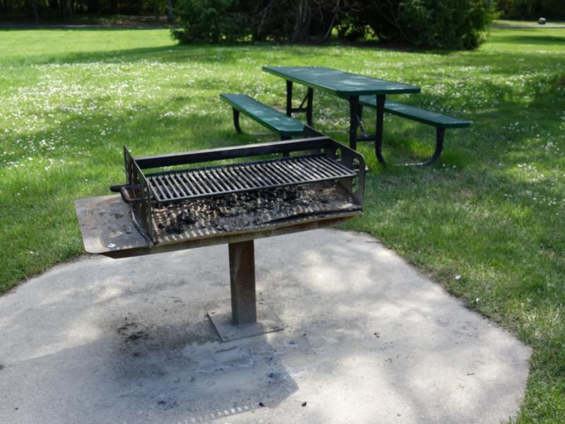 Barbecue grill at Burfoot Park WA