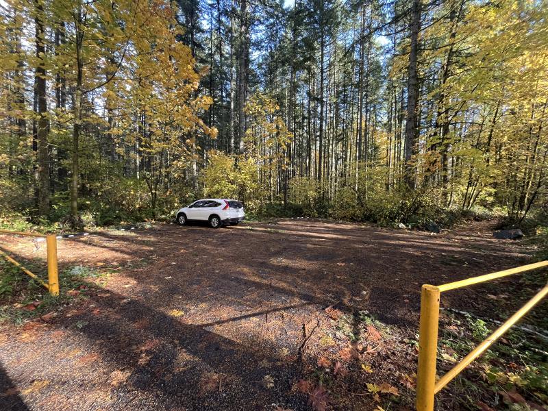 A view of the parking lot area at Guerin Park