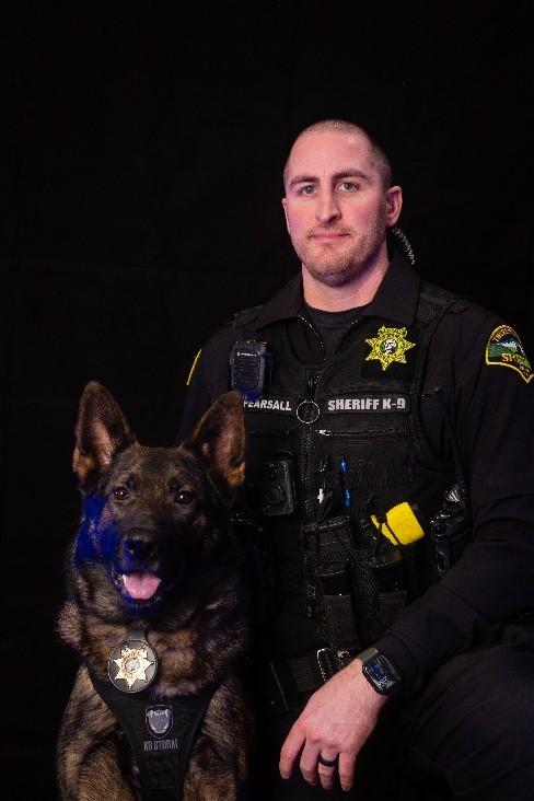 DEPUTY PEARSALL WITH K9 PARTNER