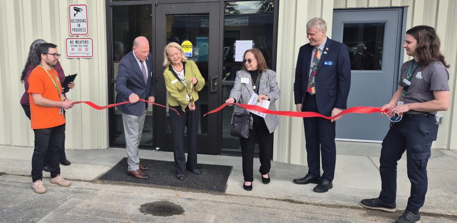 Ballot Processing Center 2025 ribbon cutting