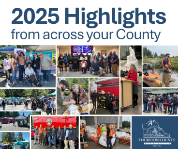 collage of photos from county events