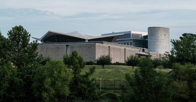 The headquarters of the National Institutes of Health in Bethesda, Md.