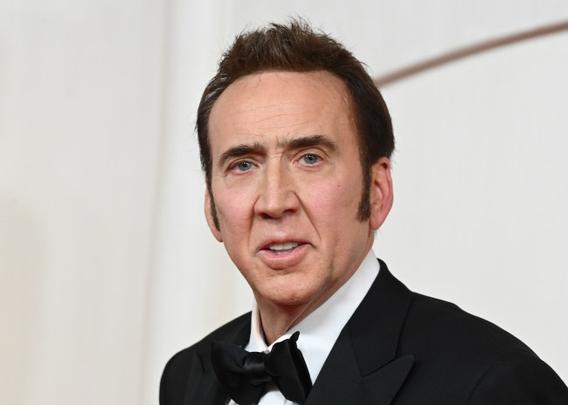 Nicolas Cage at the 96th Annual Oscars held at at the Ovation Hollywood on March 10, 2024 in Los Angeles, California.
