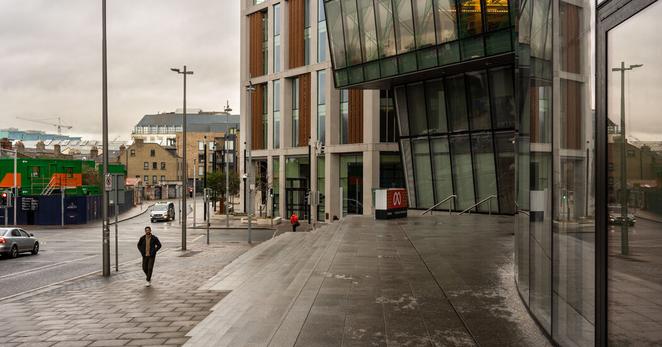 The offices of the American tech giant Meta in Dublin. The trade deal between the United States and the European Union did not seriously weaken digital regulation.