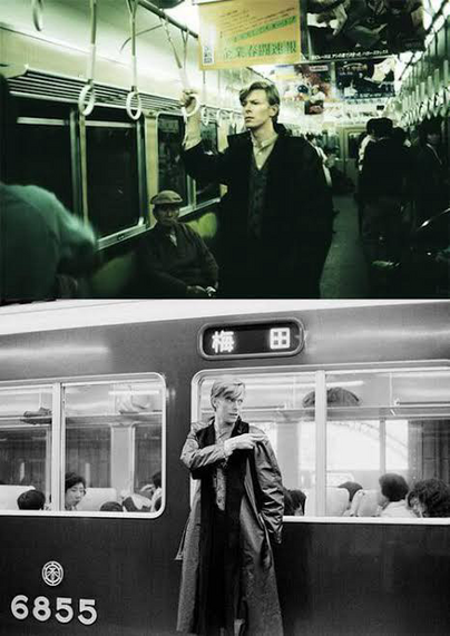 ボウイ on the 阪急電車