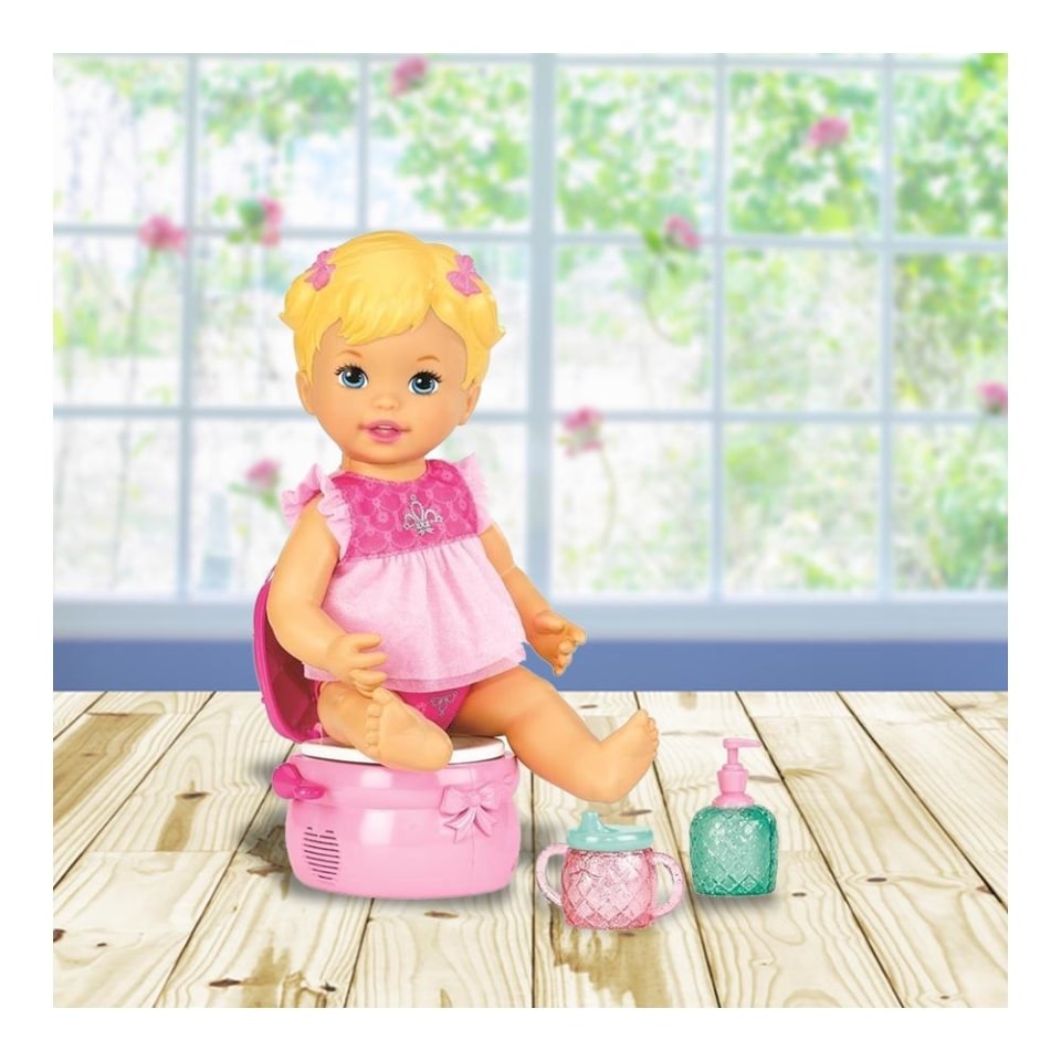 Aprendiendo a ir al baño little store mommy mattel