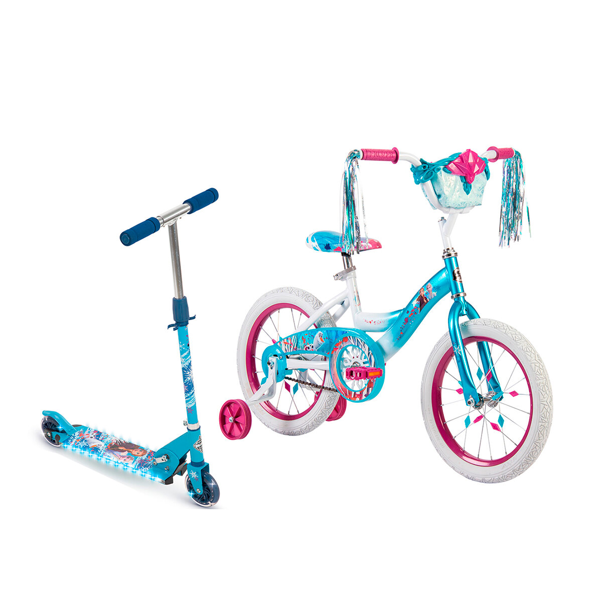 KIT ADHESIVOS BICICLETA INFANTIL FROZEN