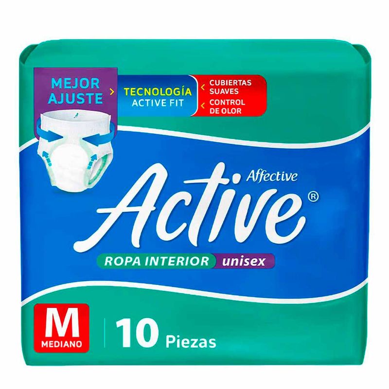 Affective Protect Pañal para adulto Talla Mediano 10 pzas