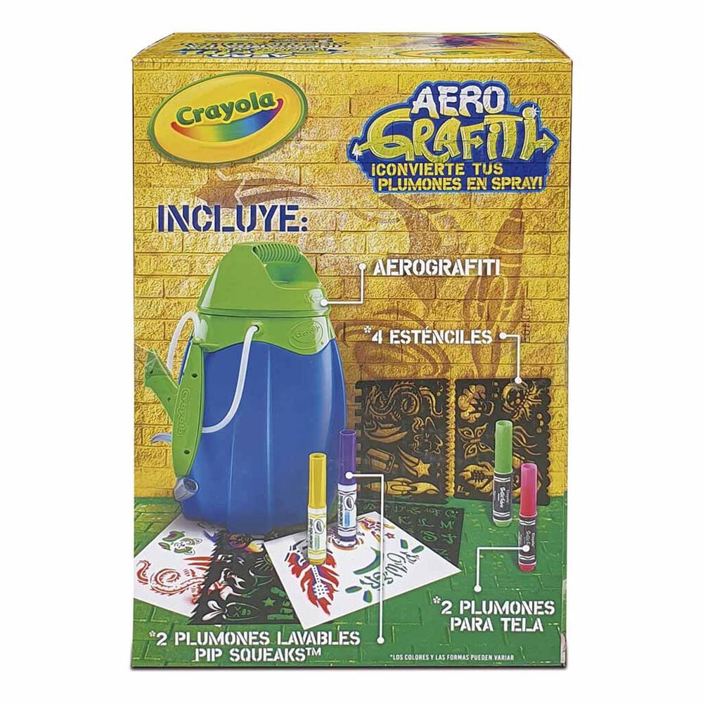 Aerografiti discount crayola chedraui