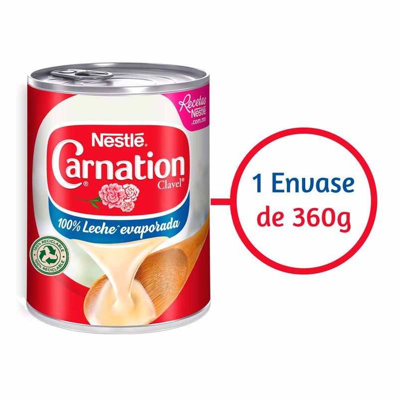 LECHE EVAPORADA CARNATION NESTLE 1lt