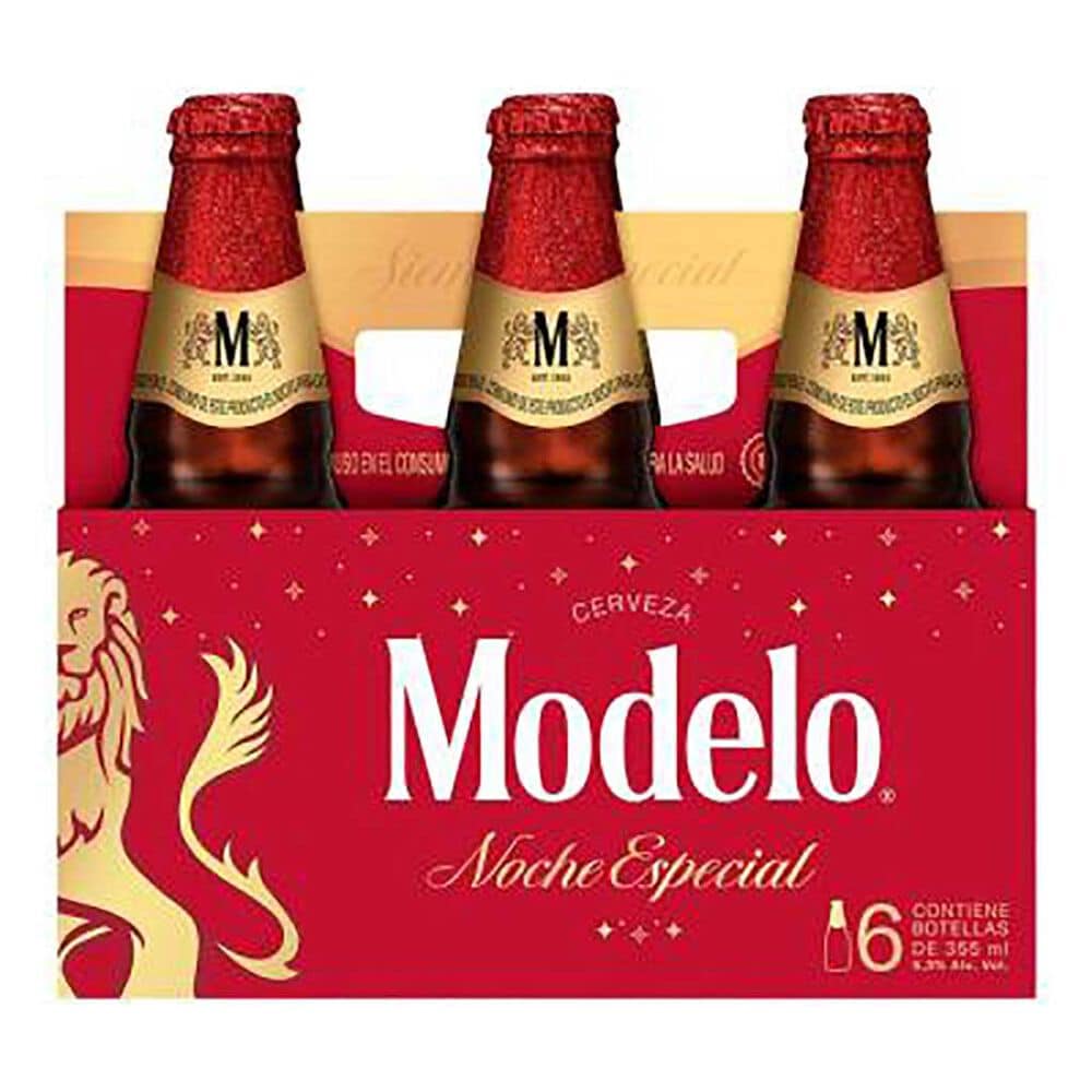 Cerveza Oscura Negra Modelo 6 Pack 355 ml Botella