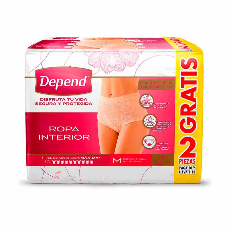 Depend® Ropa Interior Mujer