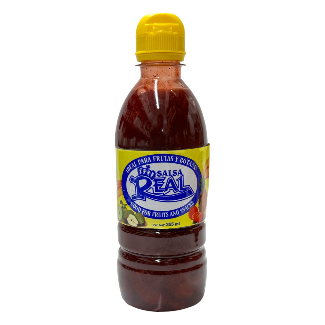 Ideal para frutas y botanas 355 ml. Salsa Real